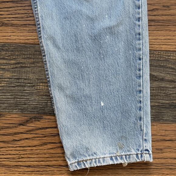 Vintage Levi’s 560 Loose Fit Tapered Jeans 36x32 Made in Canada Light Wash 90s - Picture 14 of 16